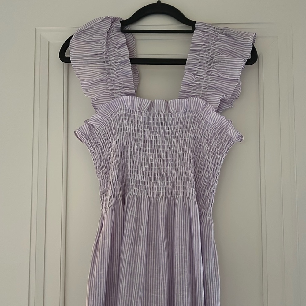 Purple and white stripe hill house nap dress